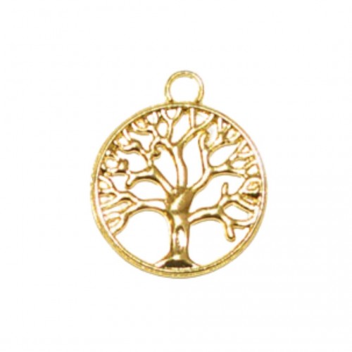 Διακοσμητικό Δέντρο της Ζωής Μεταλλικό Χρυσό 2cm