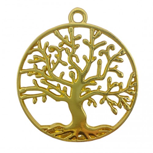 Μεταλλικό Δέντρο της Ζωής Χρυσό 3cm
