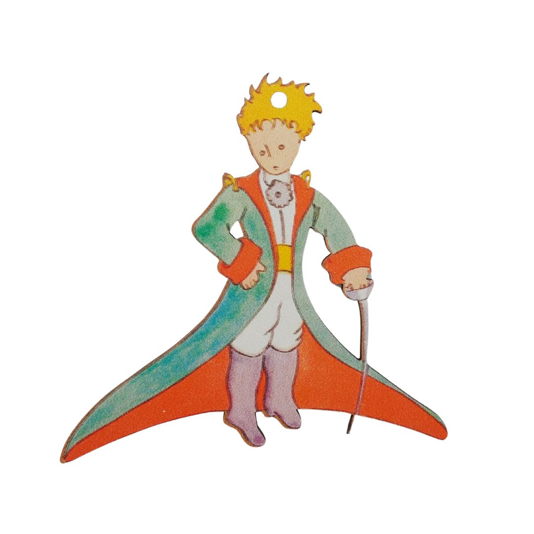 Διακοσμητικό Ξύλινο Μικρός Πρίγκιπας Βεραμάν 6x7.5cm