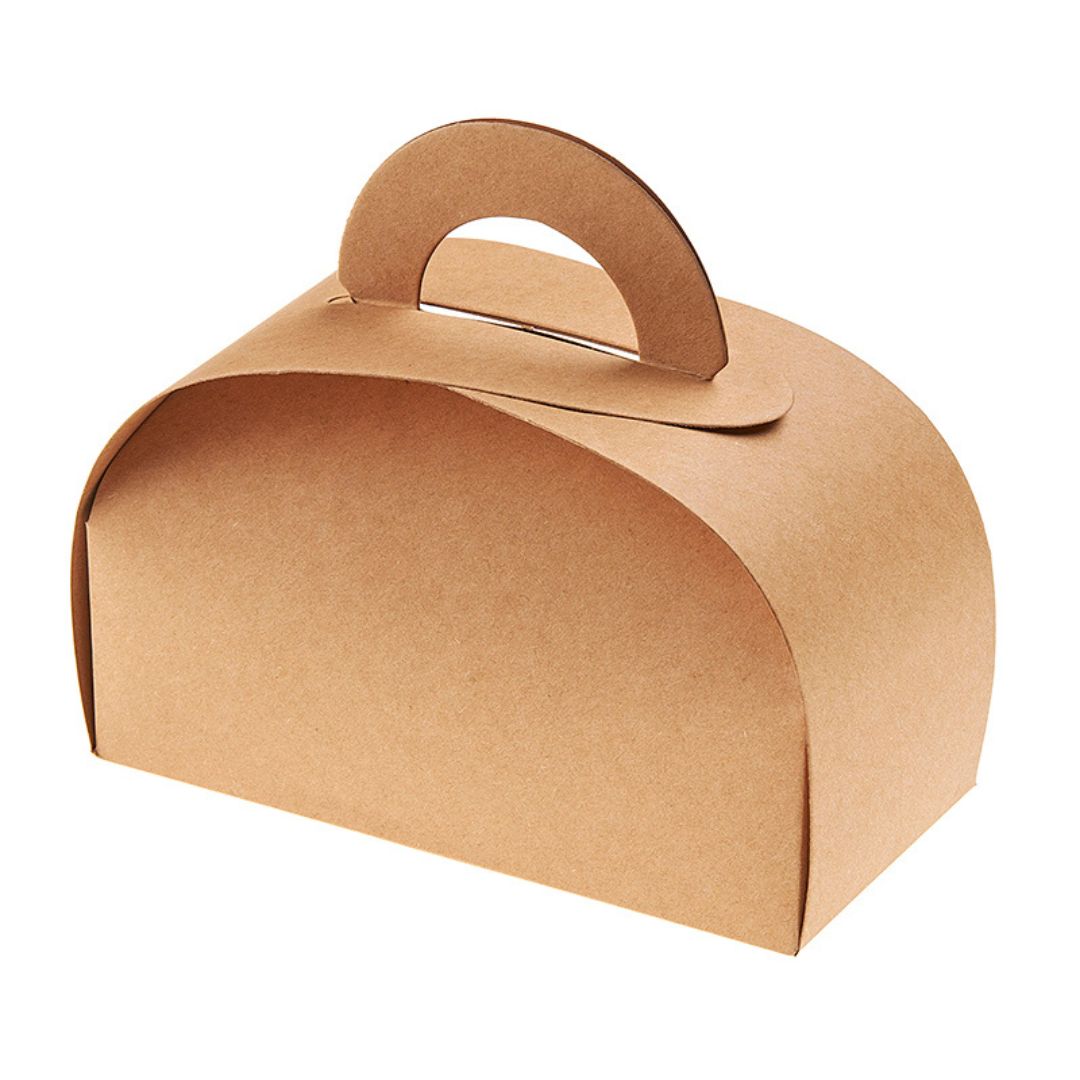 Κουτάκι Χάρτινο Lunch Box Κραφτ 13x6x8cm