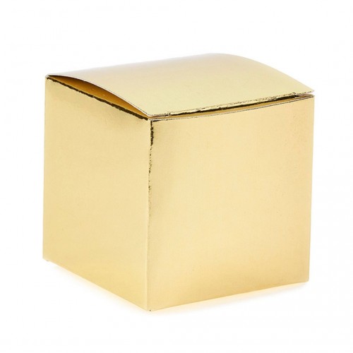 Κουτάκι Χάρτινο Χρυσό 6x6cm