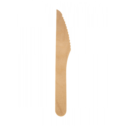 Μαχαίρι Ξύλινο 16cm Πακ 100τμχ