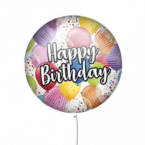 Μπαλόνι Foil Happy Birthday Balloons 46cm