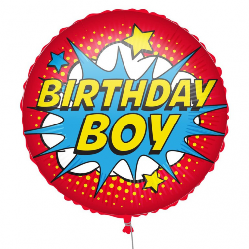 Μπαλόνι Foil Birthday Boy 46cm