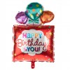 Μπαλόνια Foil Happy Birthday Σετ 5τμχ