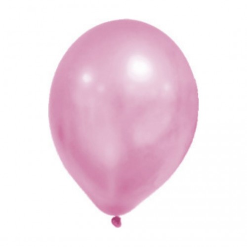 Μπαλόνια Μεταλλικά Ροζ Παστέλ Πακ 8τμχ