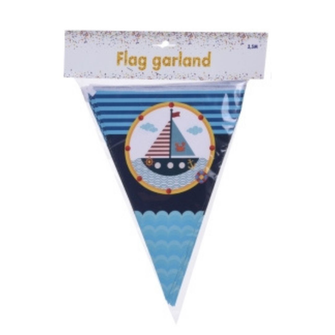 Γιρλάντα με Σημαιάκια Καράβι 3.5m