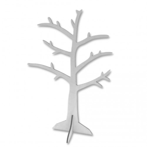 Δέντρο Διακοσμητικό Ξύλινο Λευκό 43x23cm