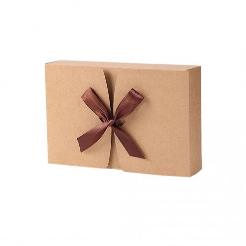 Κουτί Χάρτινο Κραφτ με Κορδέλα 11x17x5cm