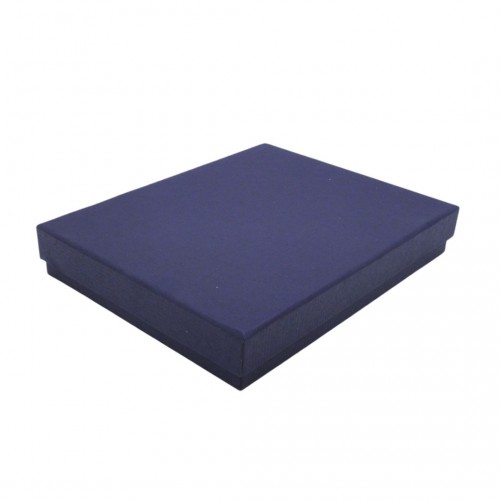 Κουτί Χάρτινο Μπλε με Καπάκι Παραλληλόγραμμο 29x23x3.5cm