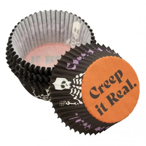 Φόρμες Ψησίματος Cupcakes Creep It Real Πακ 75τμχ