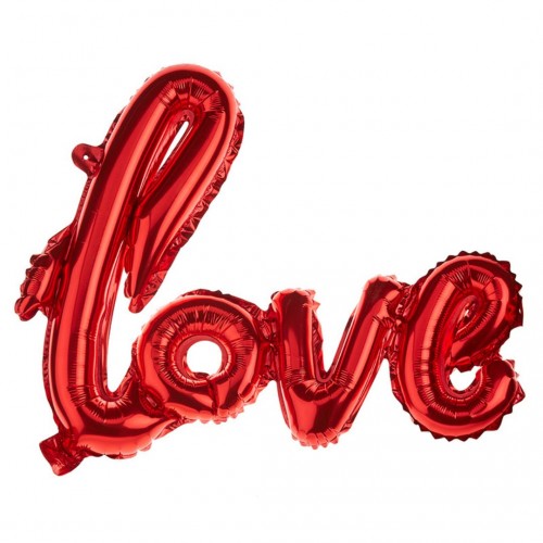 Μπαλόνι Foil Love Κόκκινο 68x46cm