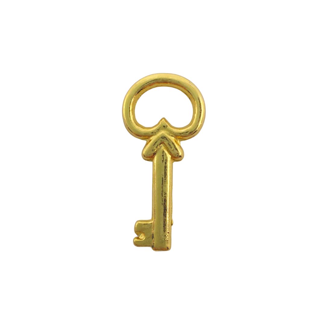 Κλειδί Μεταλλικό Χρυσό 2.1x1cm
