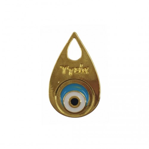 Μεταλλικό Μάτι Δάκρυ Χρυσό 2.15x3.5cm