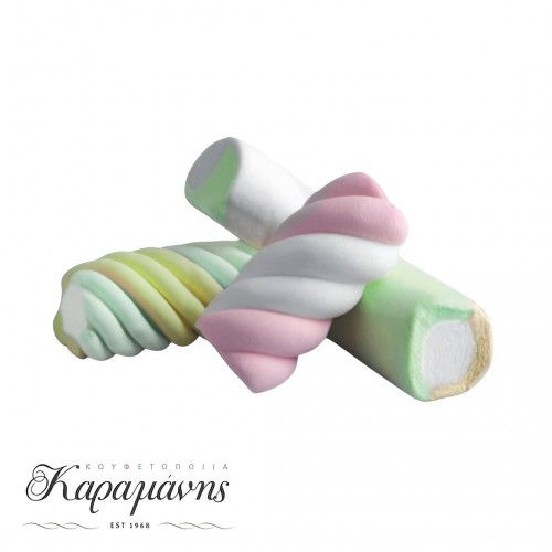 Marshmallows "Καραμάνης" Πολύχρωμα Στρογγυλά 1kgr