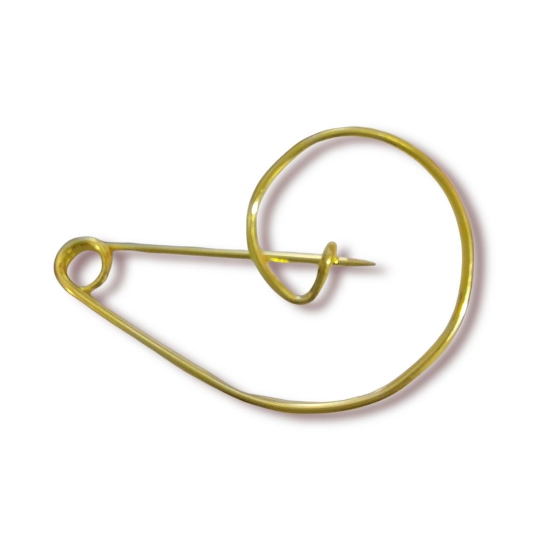 Παραμάνα Κλειδί Σολ Χρυσό 3.3x2.4cm