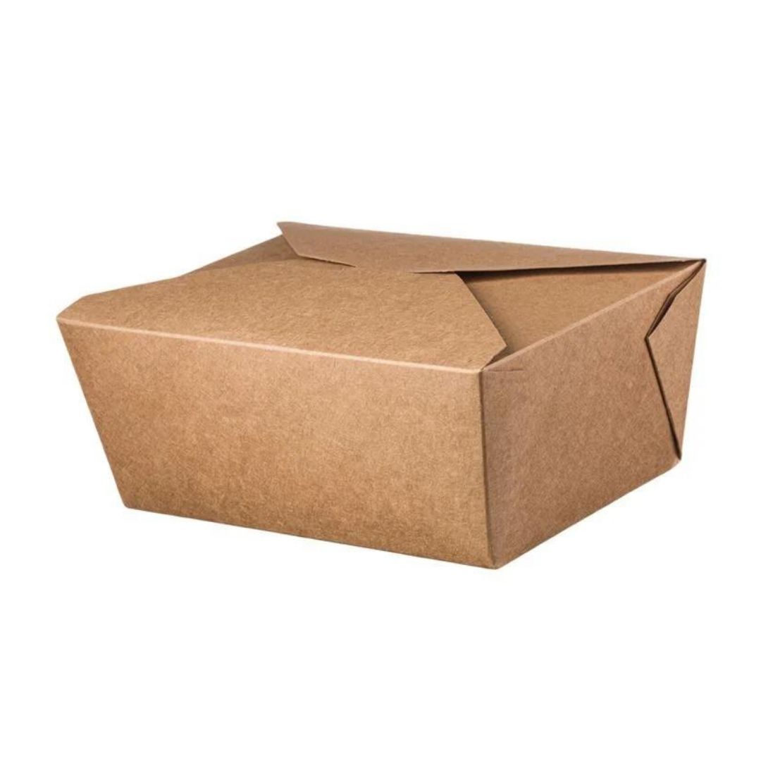 Κουτί Φαγητού Kraft Φάκελος 2000cc 19.5x14x6.3cm