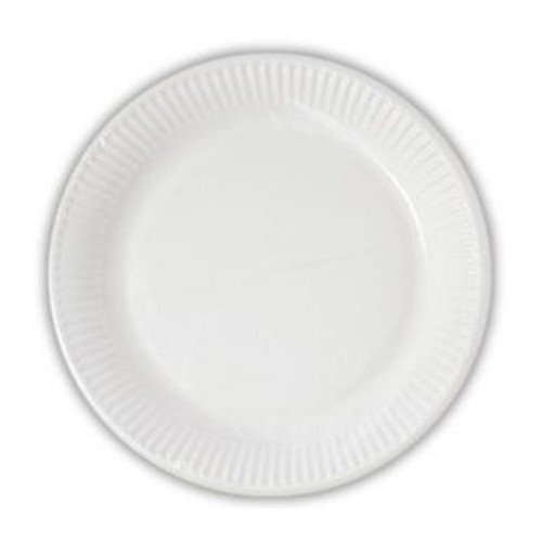 Πιάτα Λευκά Decorata 19.5cm Πακ 10τμχ