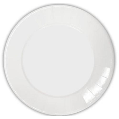 Πιάτα Λευκά Decorata 23cm Πακ 10τμχ