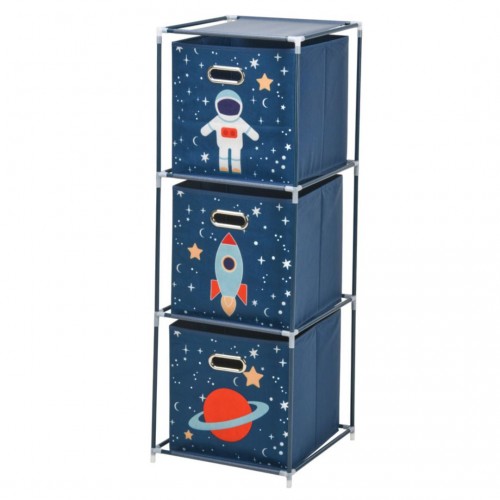 Συρταριέρα Παιδική Διάστημα 3 Θέσεων 35x35x102cm