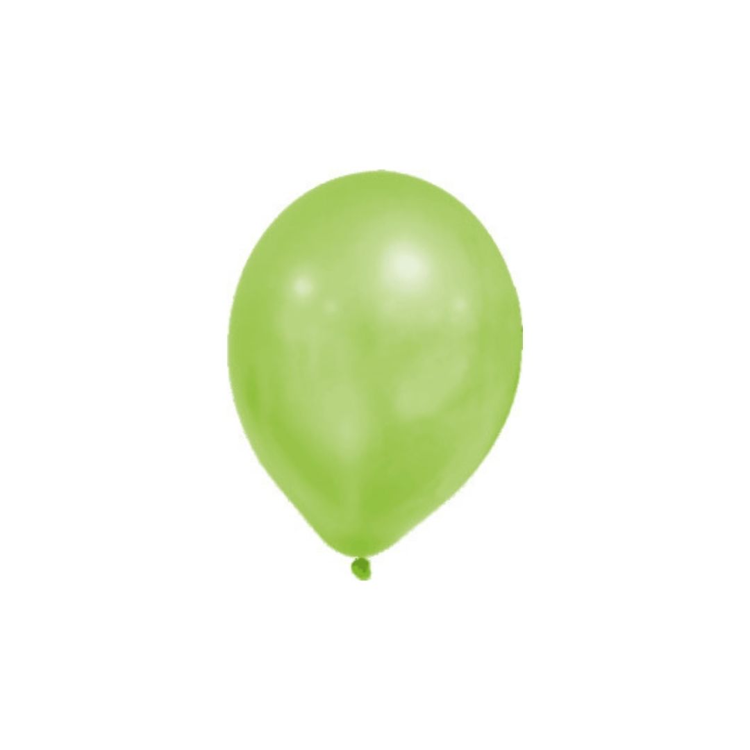Μπαλόνια Metallic Pastel Πράσινο Πακέτο 8τμχ