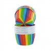Θήκες Ψησίματος Χάρτινες Cupcakes Rainbow Πακ 24τμχ