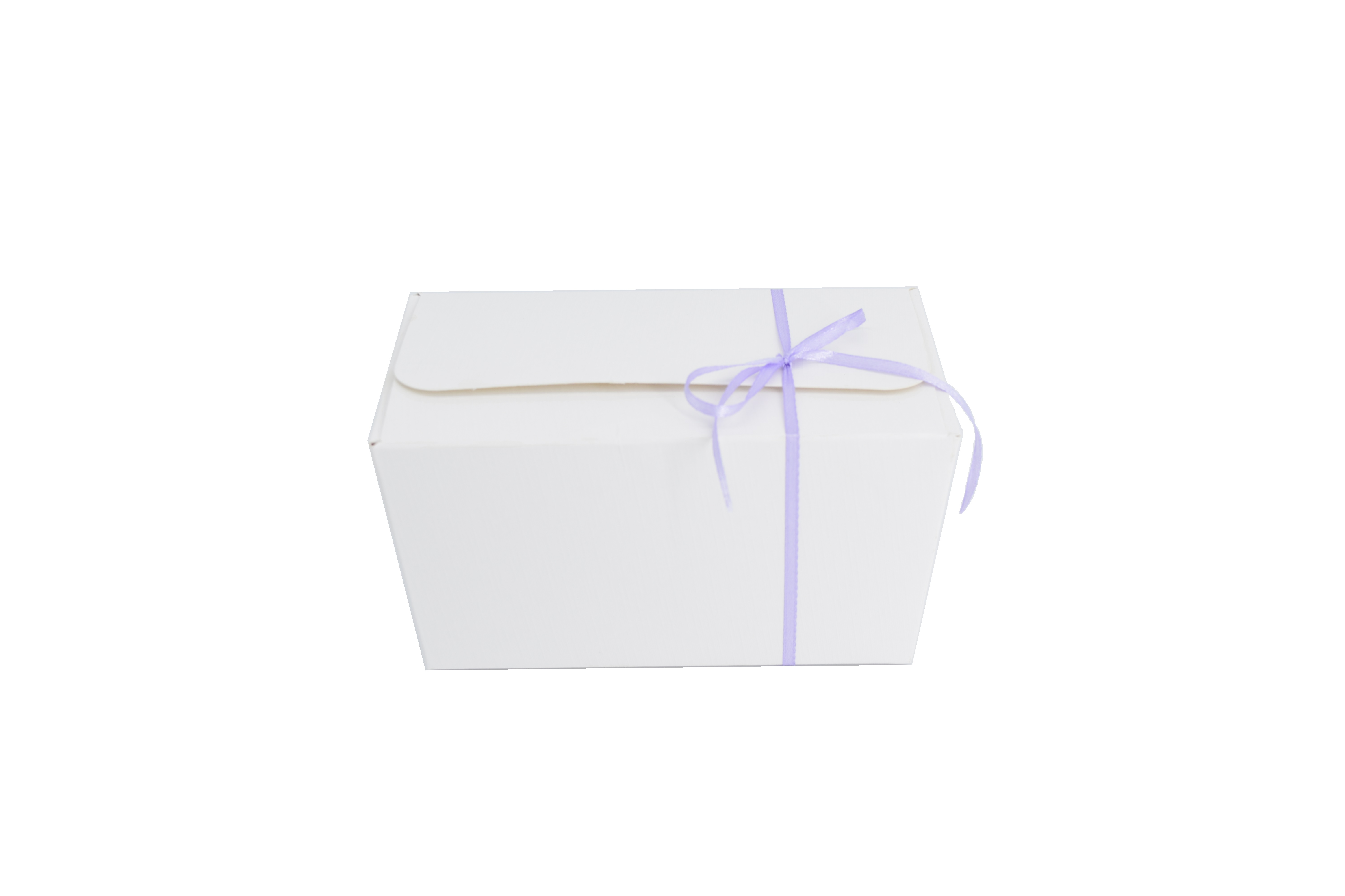 Κουτί Πραλίνας Λευκό 15Χ8Χ9cm