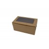 Κουτί Χάρτινο με Παράθυρο Κραφτ 16Χ9Χ7.5cm