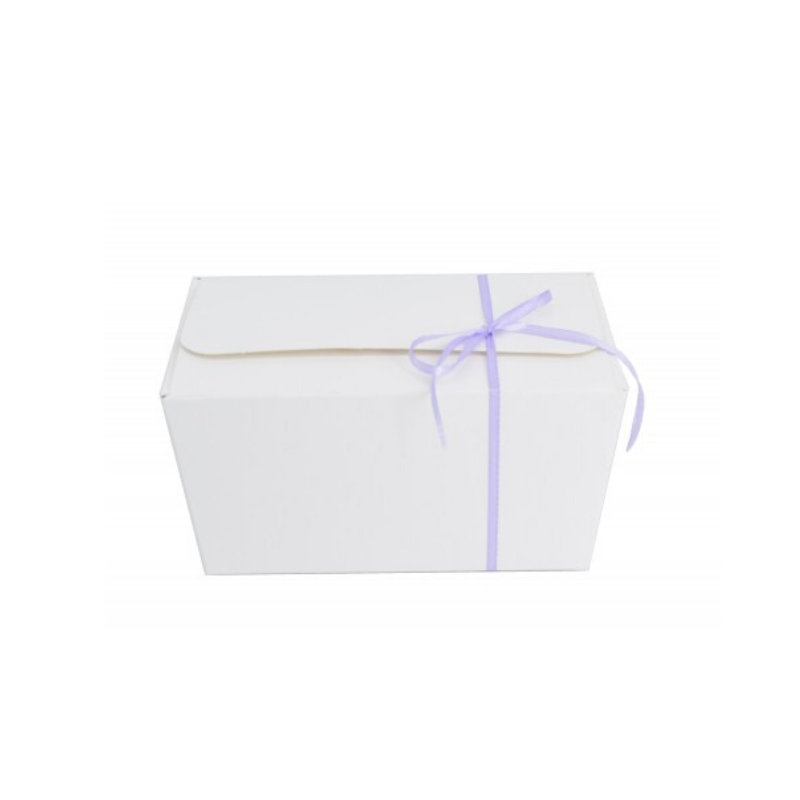 Κουτί Πραλίνας Λευκό 17Χ10Χ8cm