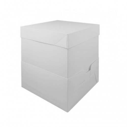 Προέκταση Κουτιού Τούρτας 30x30x15cm Λευκή